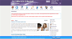 Desktop Screenshot of drmillsanddrmarshallpractice.co.uk